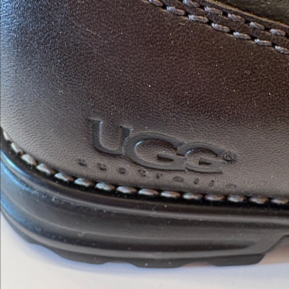 UGG Australia Dark Leather Boots - Picture 3 of 4